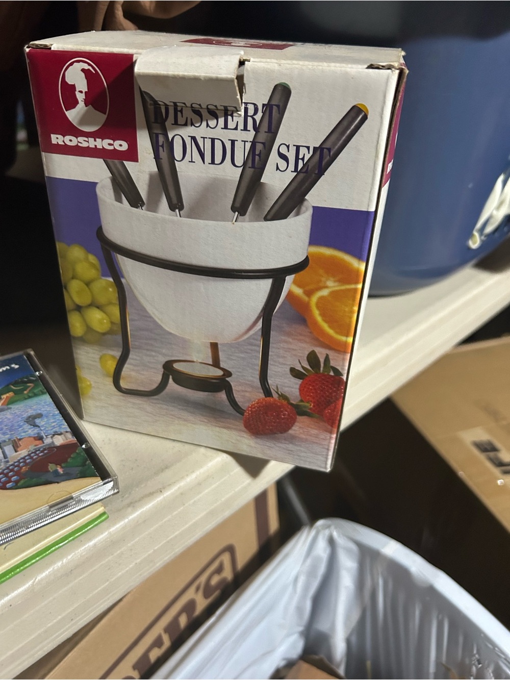 White Dessert Fondue Set